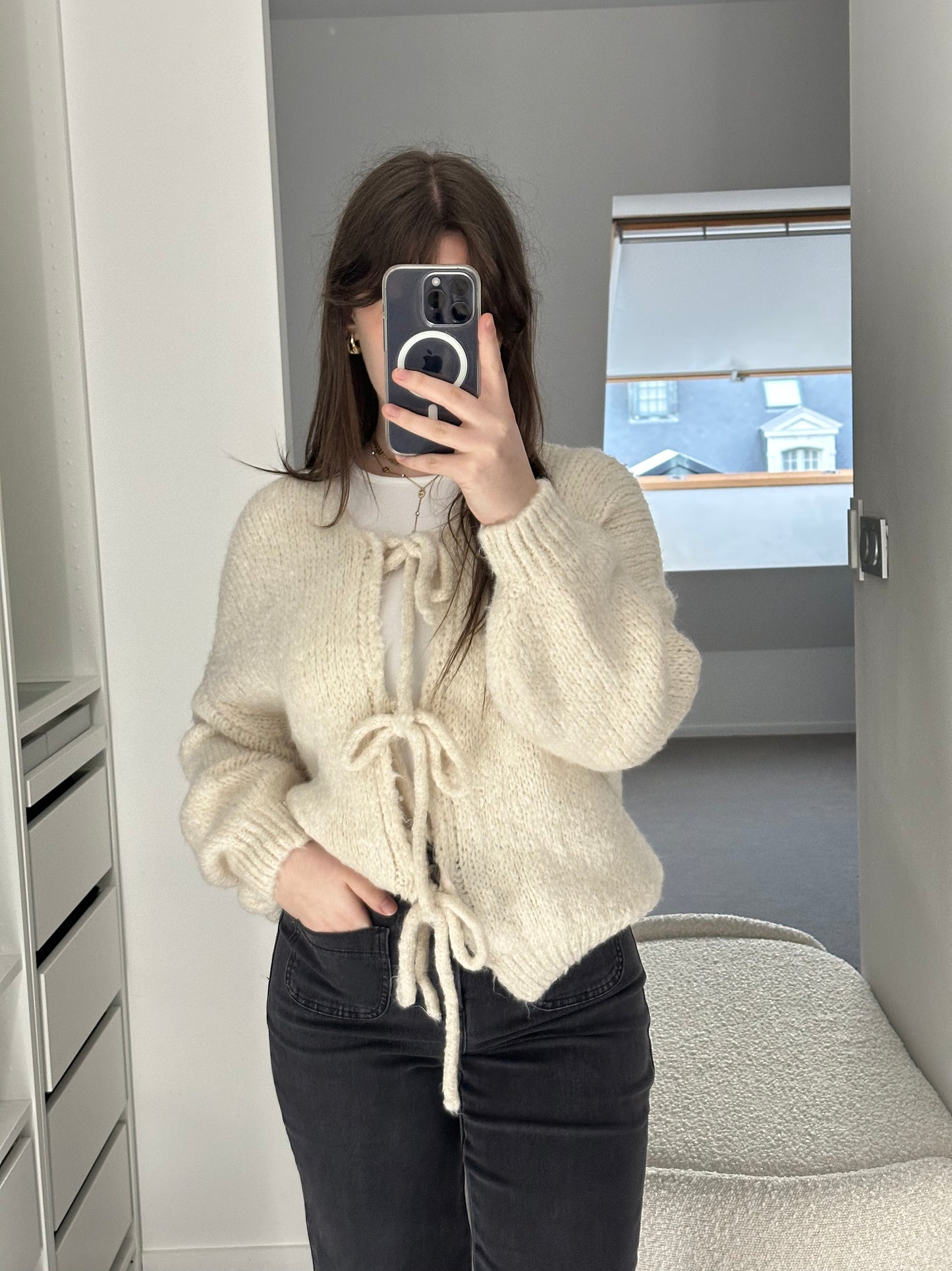 Le gilet Zoé beige