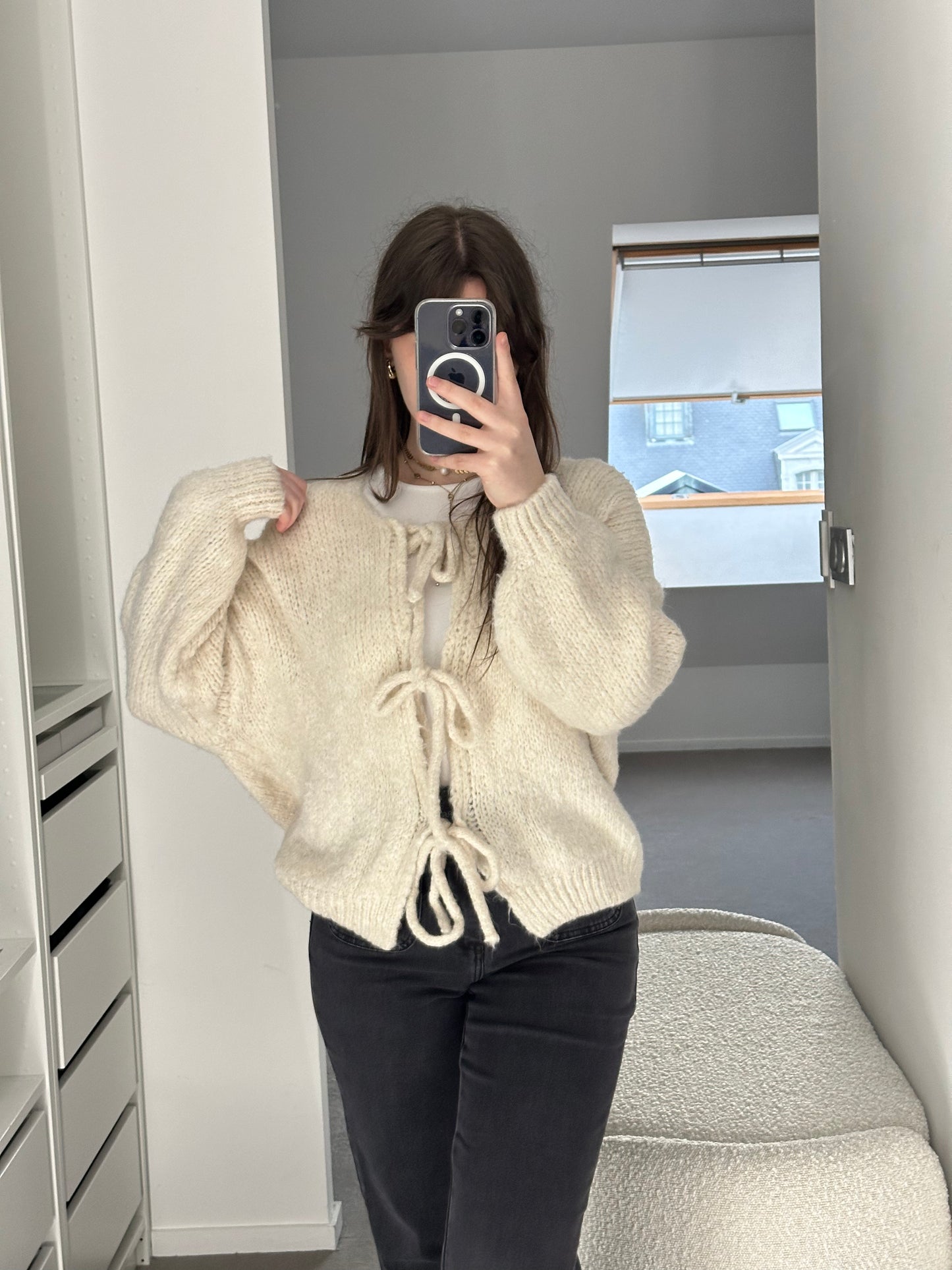 Le gilet Zoé beige