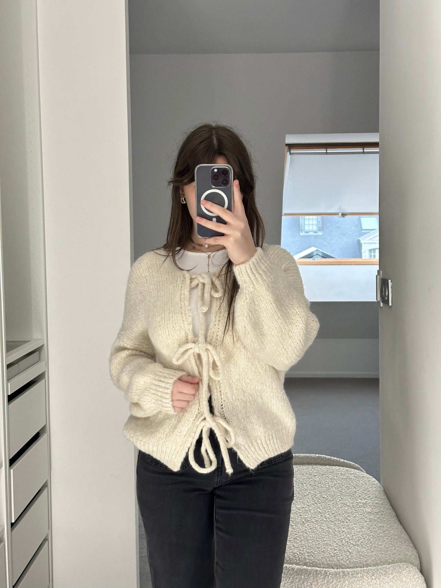 Le gilet Zoé beige