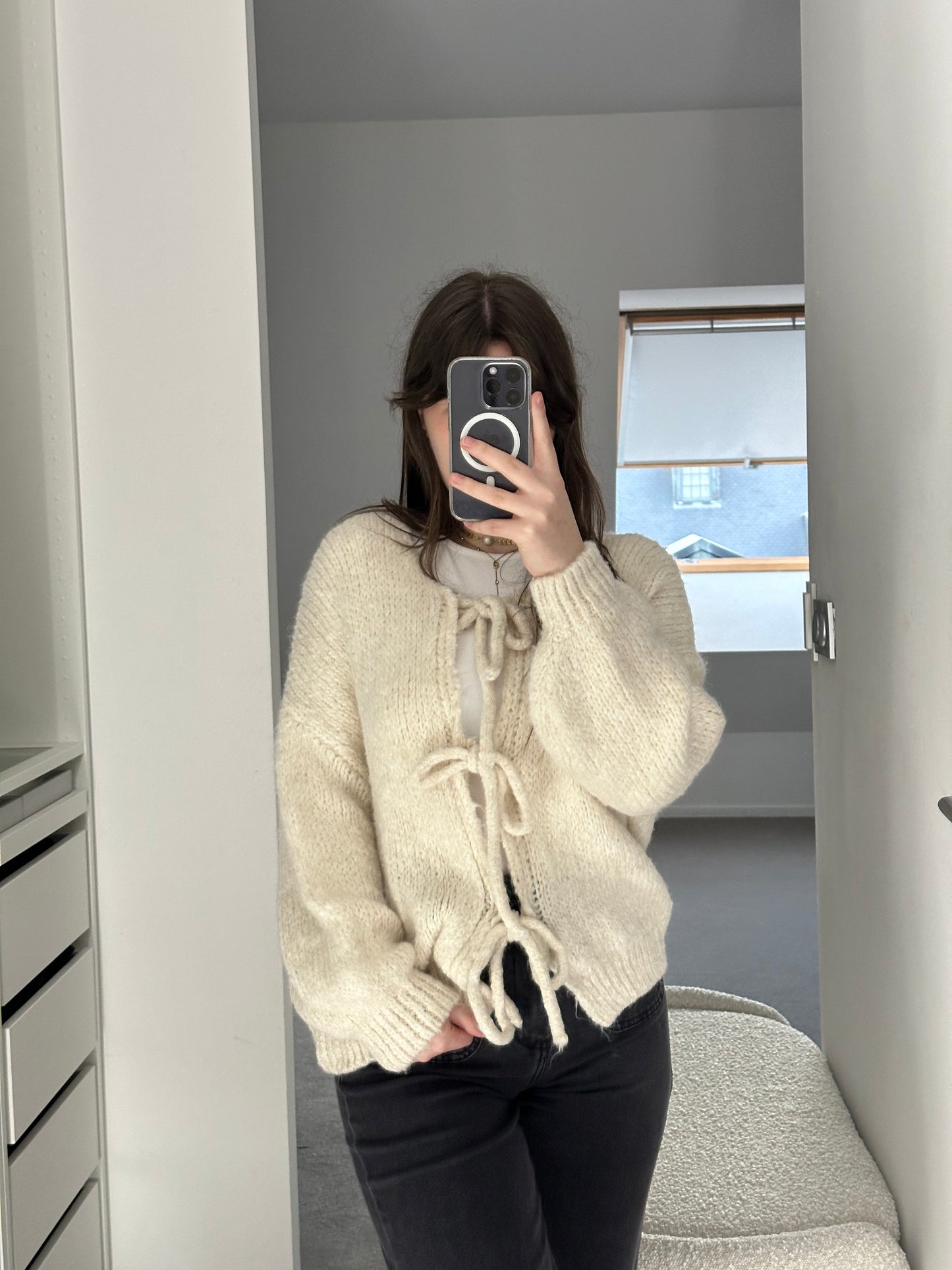 Le gilet Zoé beige